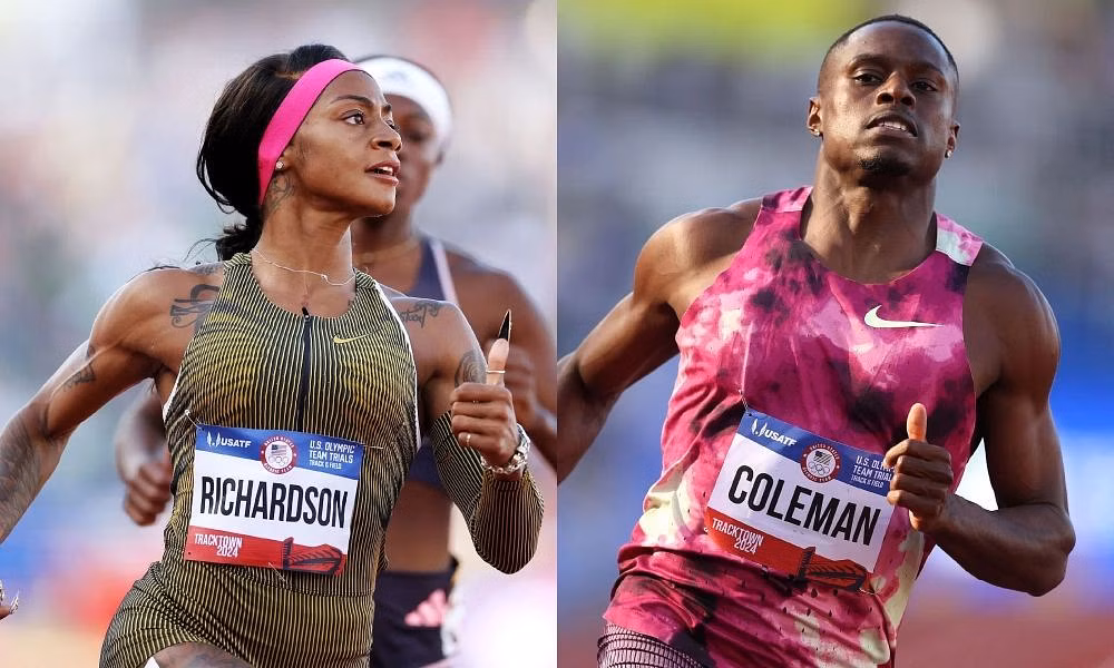 NEWS UPDATE: Just in: Sha’Carri Richardson Caught Training With Christian Coleman After His Alleged Split With Long-Time Coach Over Paris Olympics Drought.