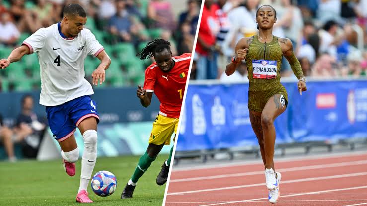 Olympics 2024 Live Updates: Sha’Carri Richardson Debuts for Team USA; U.S. Men’s Soccer Team Falls to Morocco