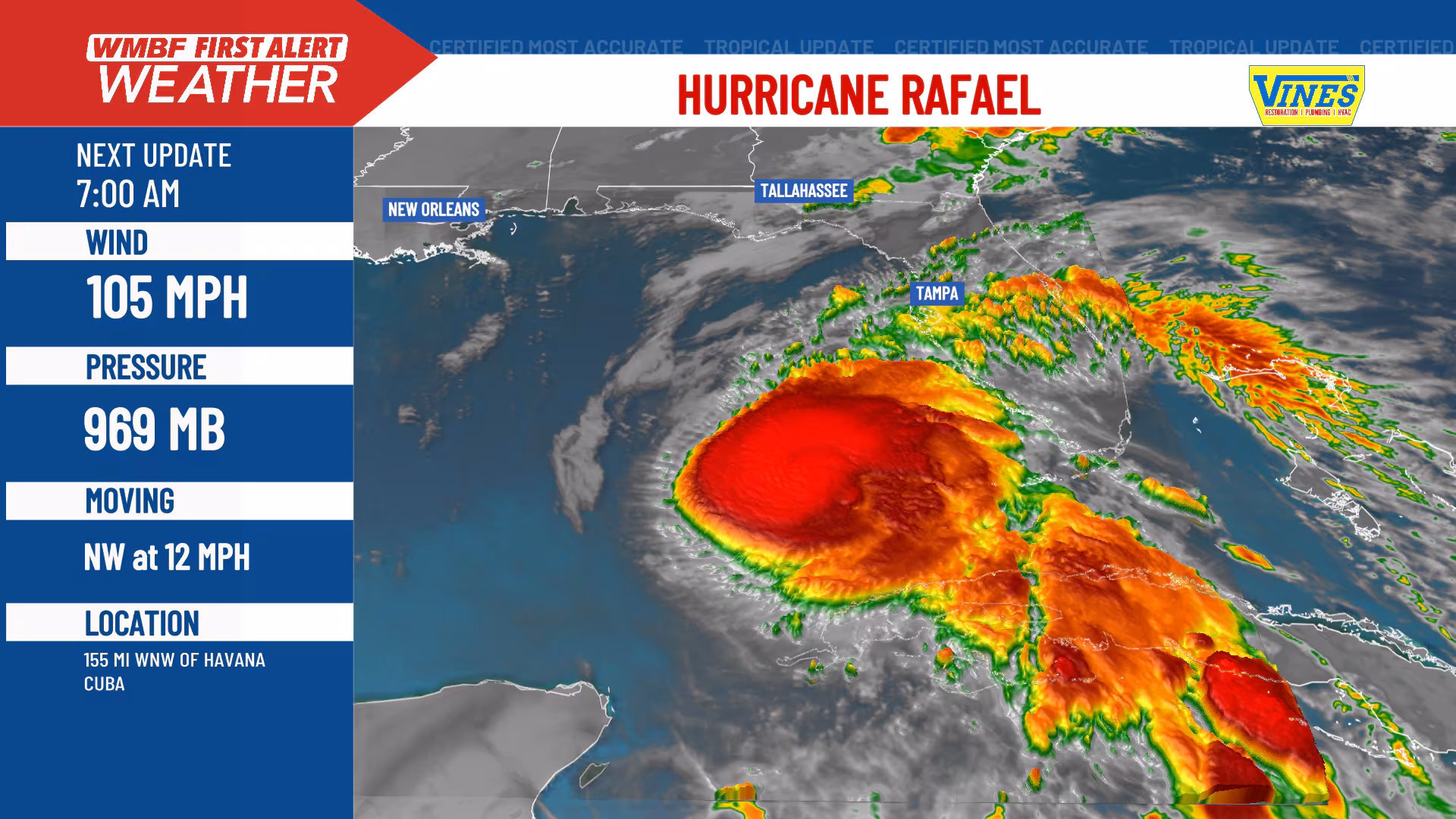 BREAKING NEWS: Wednesday 10 PM Tropical Update: Hurricane Rafael Moves Away from Cuba, Still a Threat, and…