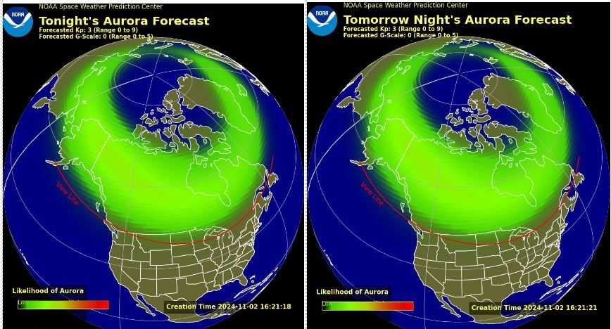 Northern Lights Forecast Upadate: Current Space Weather Condition, Aurora Borealis May Be Seen In These State Tonight…..