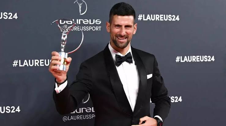 Breaking News: Novak Djokovic received a bravo award for outstanding….