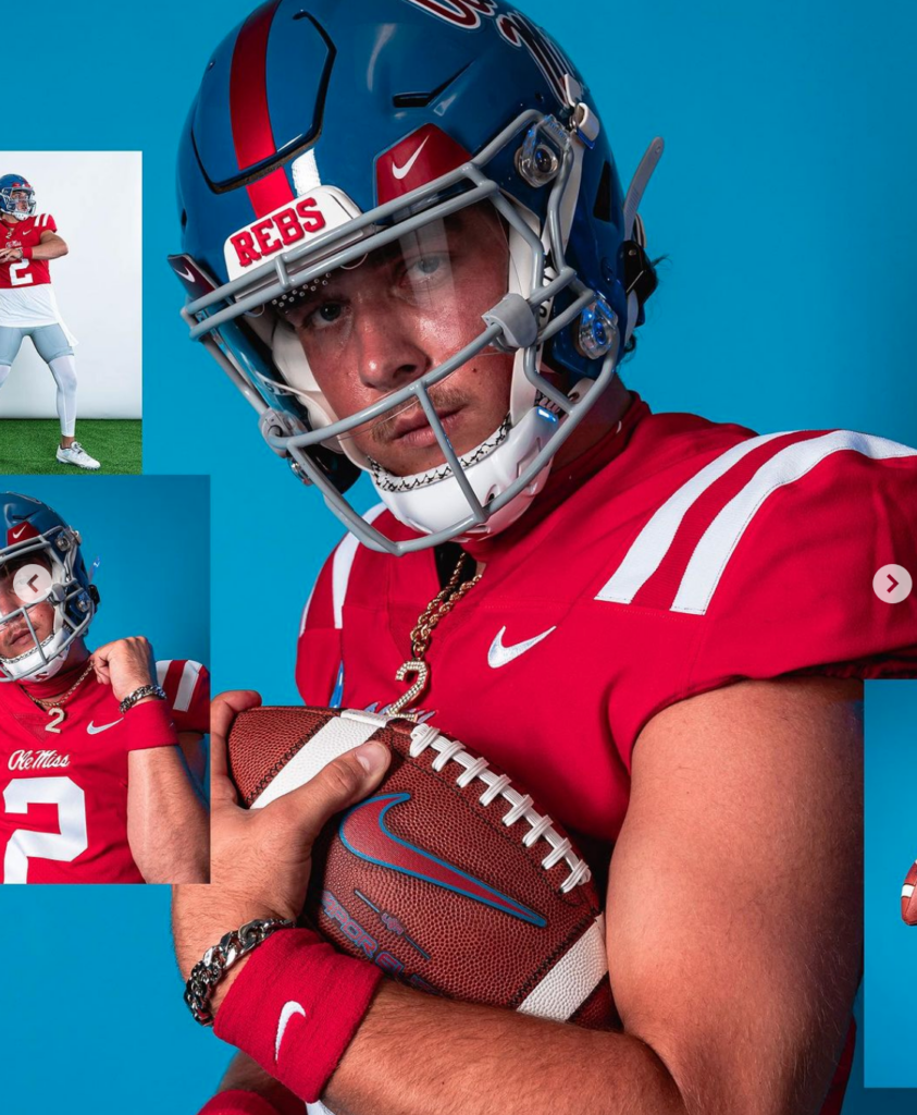 GREAT NEWS ::In a surprising turn of events, tight end Jaxson Dart has announced his commitment to the Ole Miss rebel, marking a significant shift in college football dynamics….. 