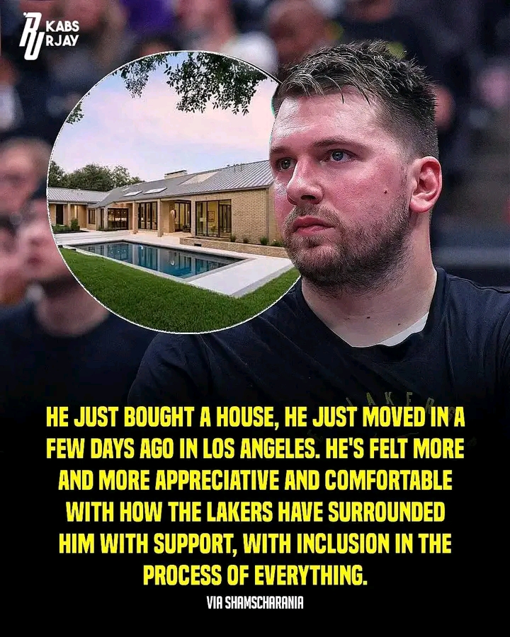 Unexpectedly, Luka Doncic sends his teammates a shocking, shade-filled message after purchasing a multimillion-dollar home in Los Angeles……