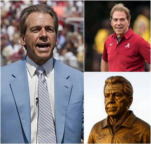 GRATITUDE: Alabama has approved $2.5 million to build a statue of legend Nick Saban outside Bryant-Denny Stadium to recognize his immense contributions during his time with Alabama…