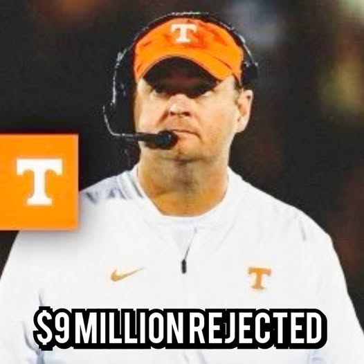 LOYALTY OVER MONEY: Tennessee Vols Josh Heupel has turned down a jaw-dropping $9 million offer from the Ohio State Buckeyes despite the eye-popping figure and the prestige of joining one of the most storied programs in College football, Josh Heupel chose loyalty over money. In a brief statement released by Vols Athletics, Heupel said… Read more
