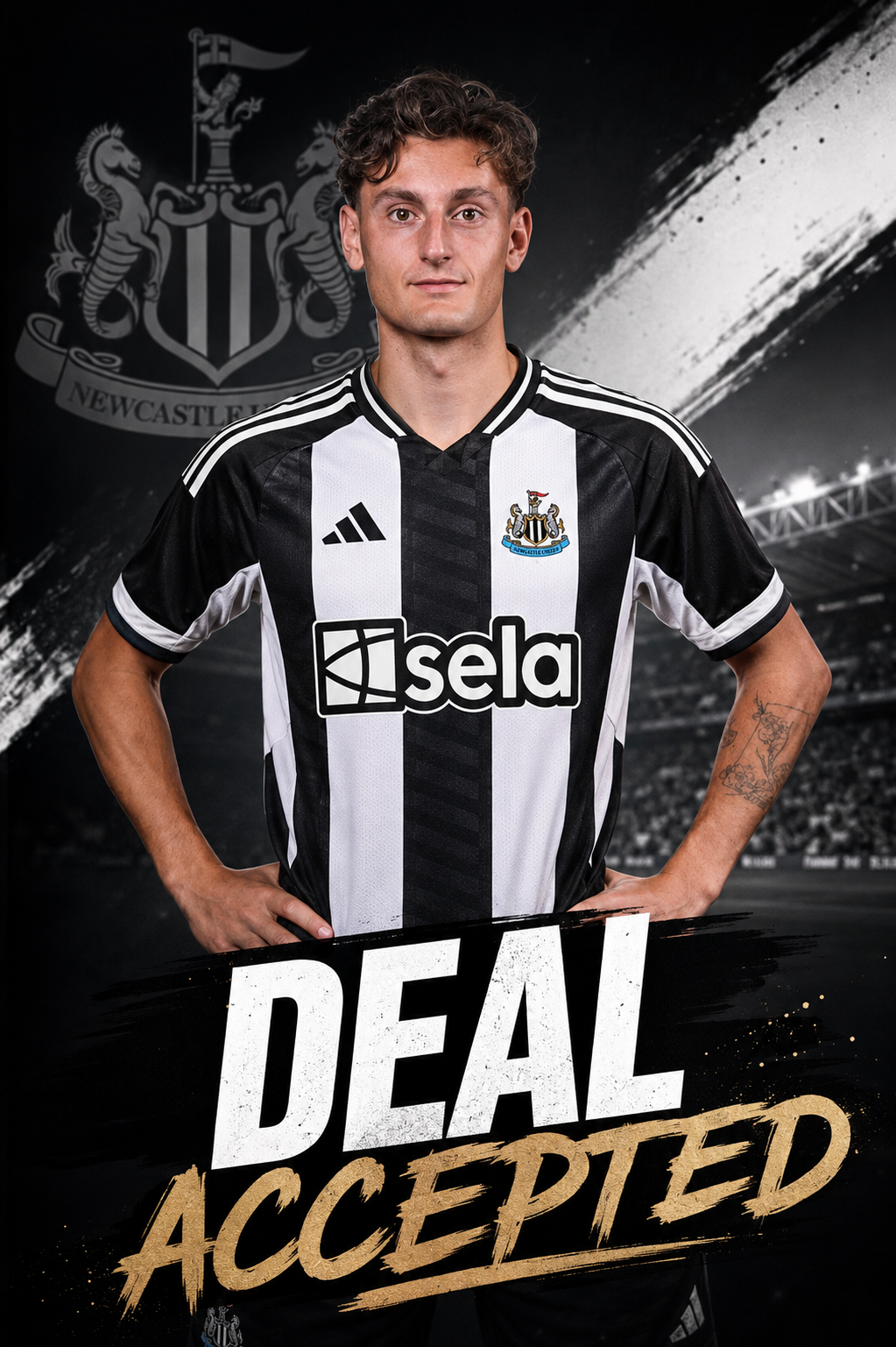DEAL ACCEPTED: New Castle United F.C. has officially complete a stunning deal of signing a defensive midfielder Silas Andersen from Sp…