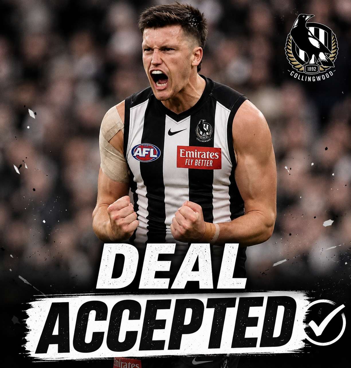 DEAL ACCEPTED: Collingwood F.C. has Completed the Signing of New Player Mitch Lewis From… See more
